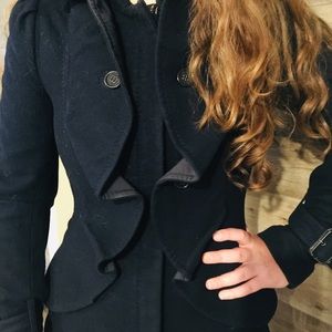 BCBGMaxAzaria double breasted Navy Coat